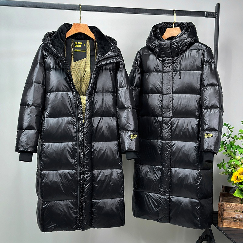 Trench Coat Formal - Winter Black Hooded Down Jacket Women's