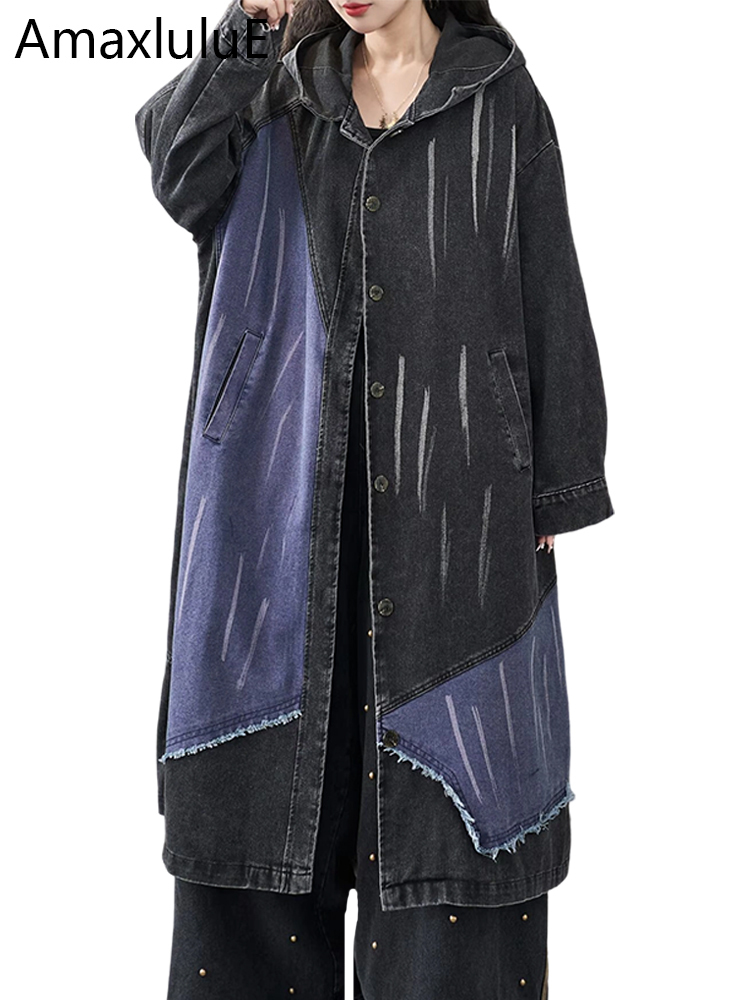 Trench Coat Formal - Amax LuluE Fall Ladies Casual Oversized