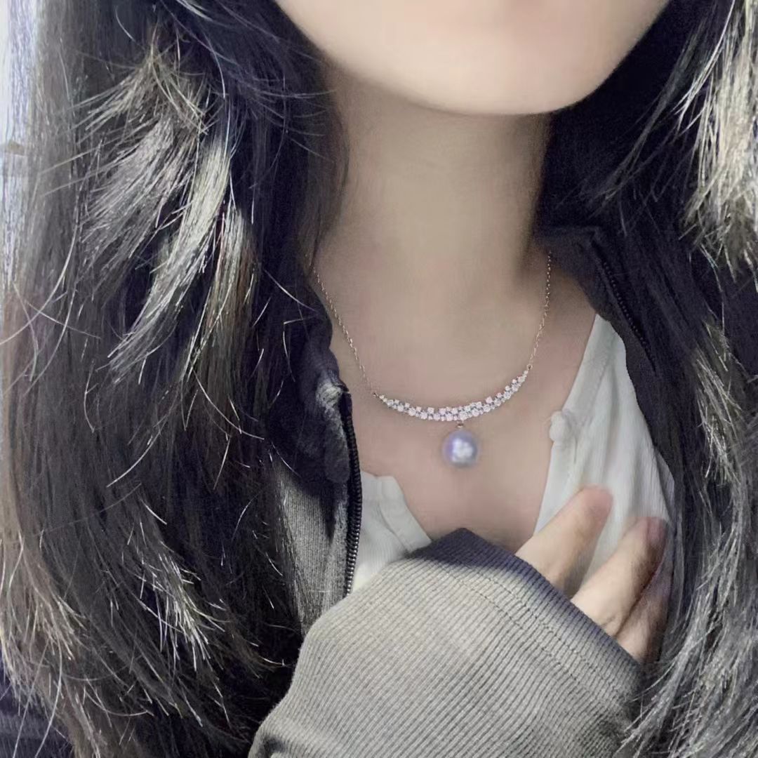 S925 Sterling Silver Necklace  - Pearl Necklace Set review and price