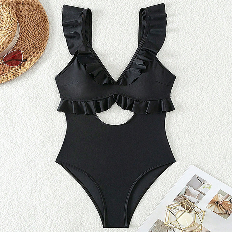 Cikini-One Piece Swimsuit for  - Monochrome Suit Set review and price