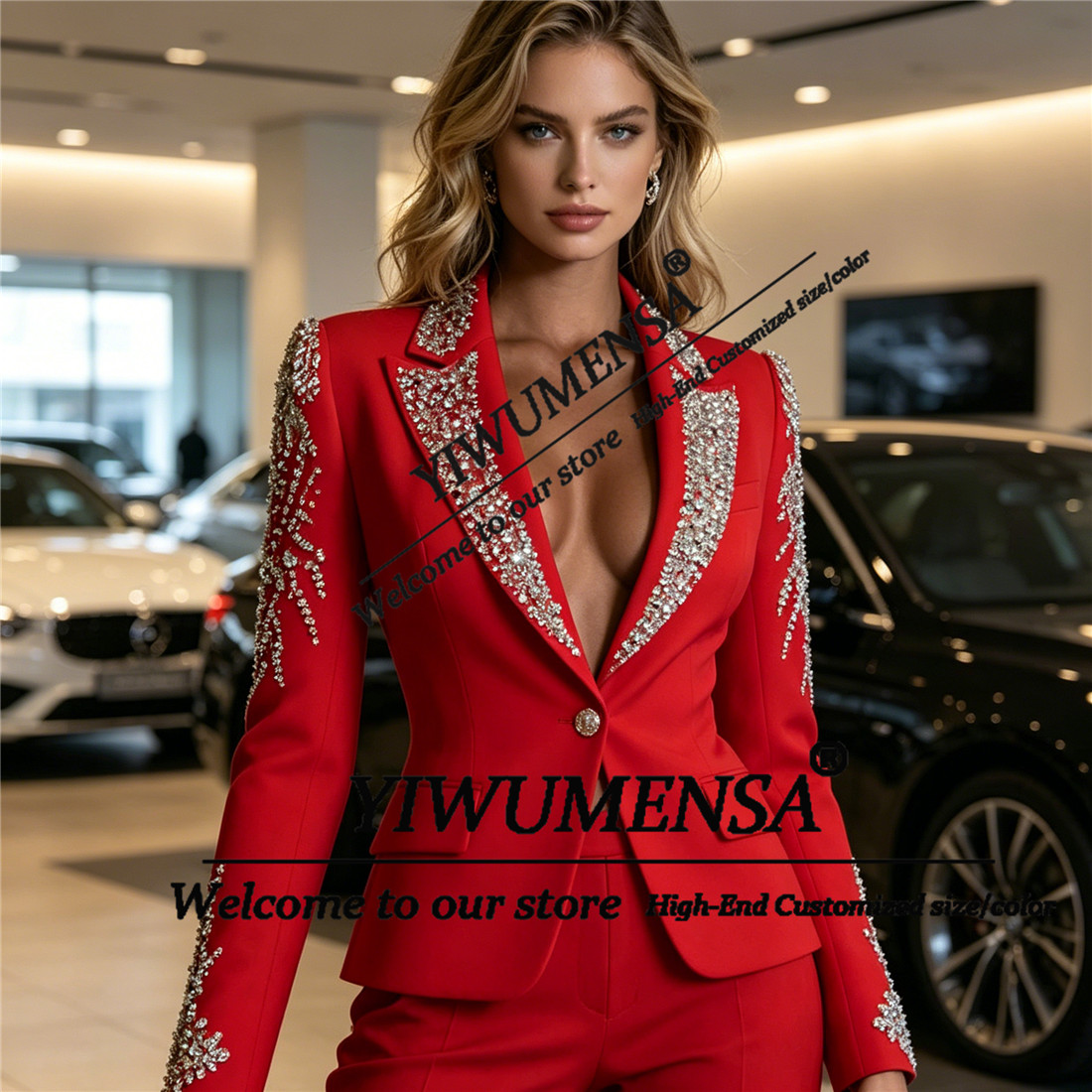 Luxury Women Suits 2 Pieces Se - Woman Formal Wear review and price