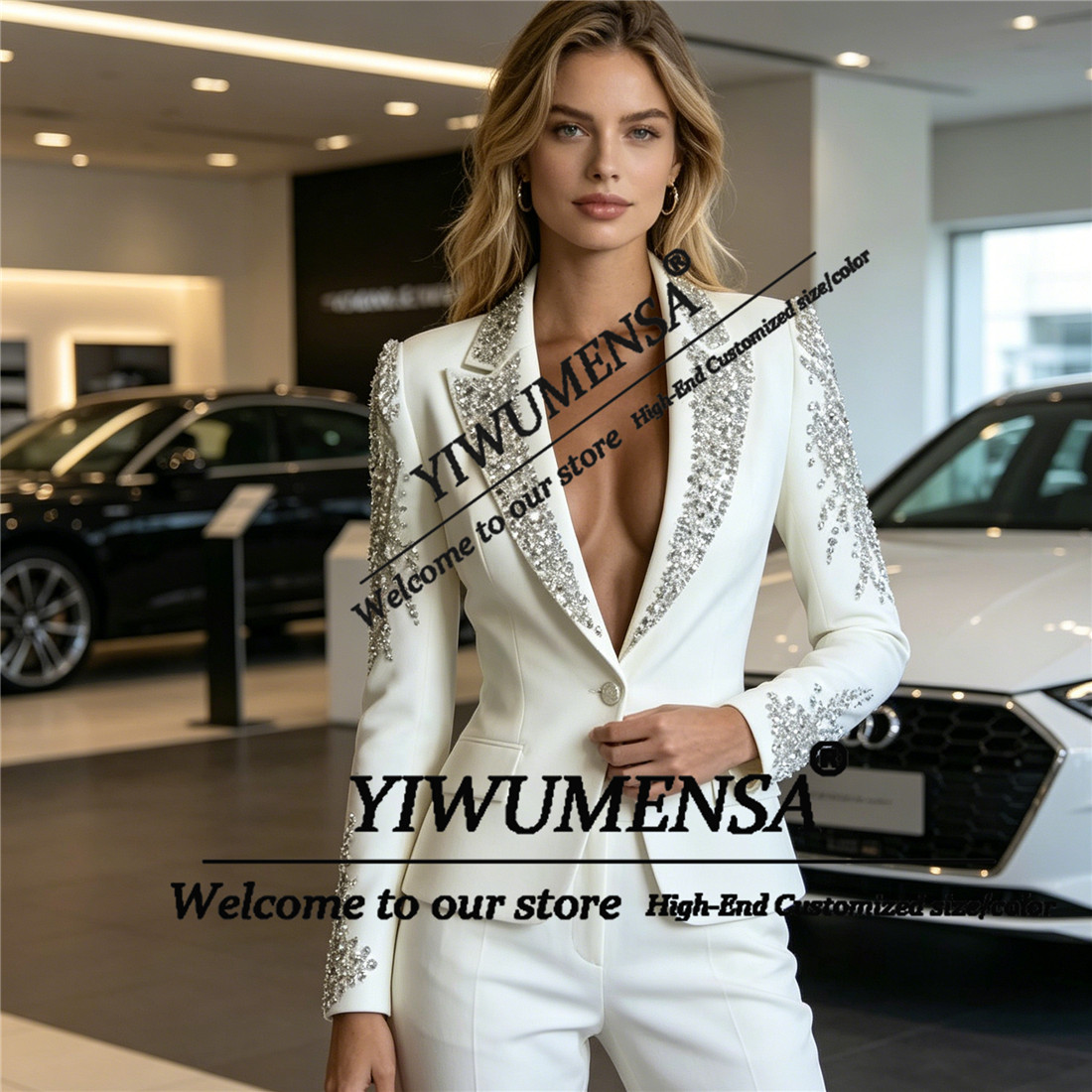 Luxury Women Suits 2 Pieces Se - Woman Formal Wear review and price