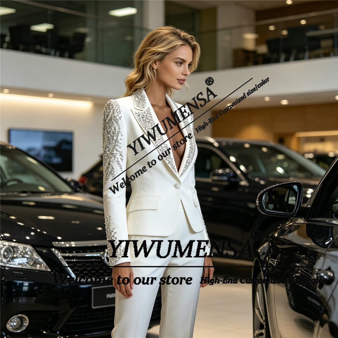 Luxury Women Suits 2 Pieces Se - Woman Formal Wear review and price