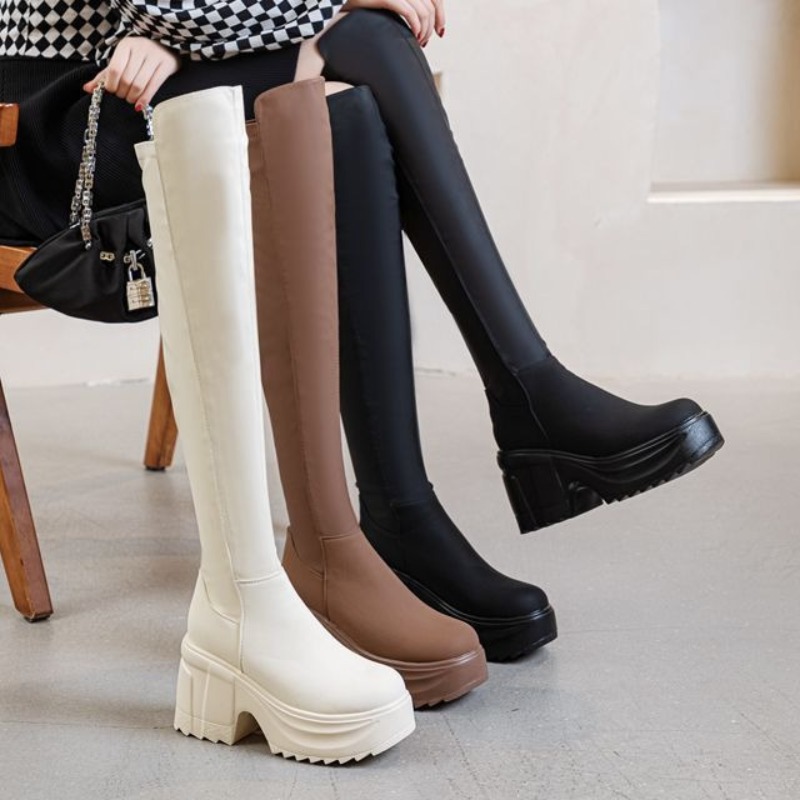 Womens Knee High Thick Sole Wi - Woman Formal Wear review and price