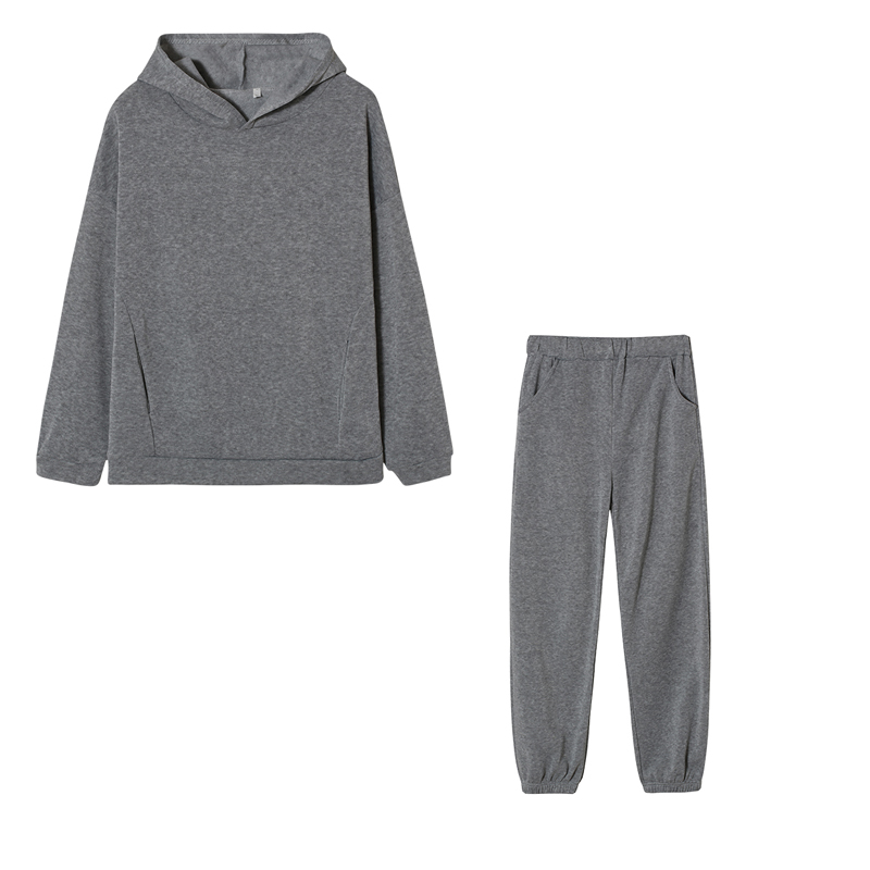 Monochrome Hooded Hoodie Set C - Monochrome Suit Set review and price