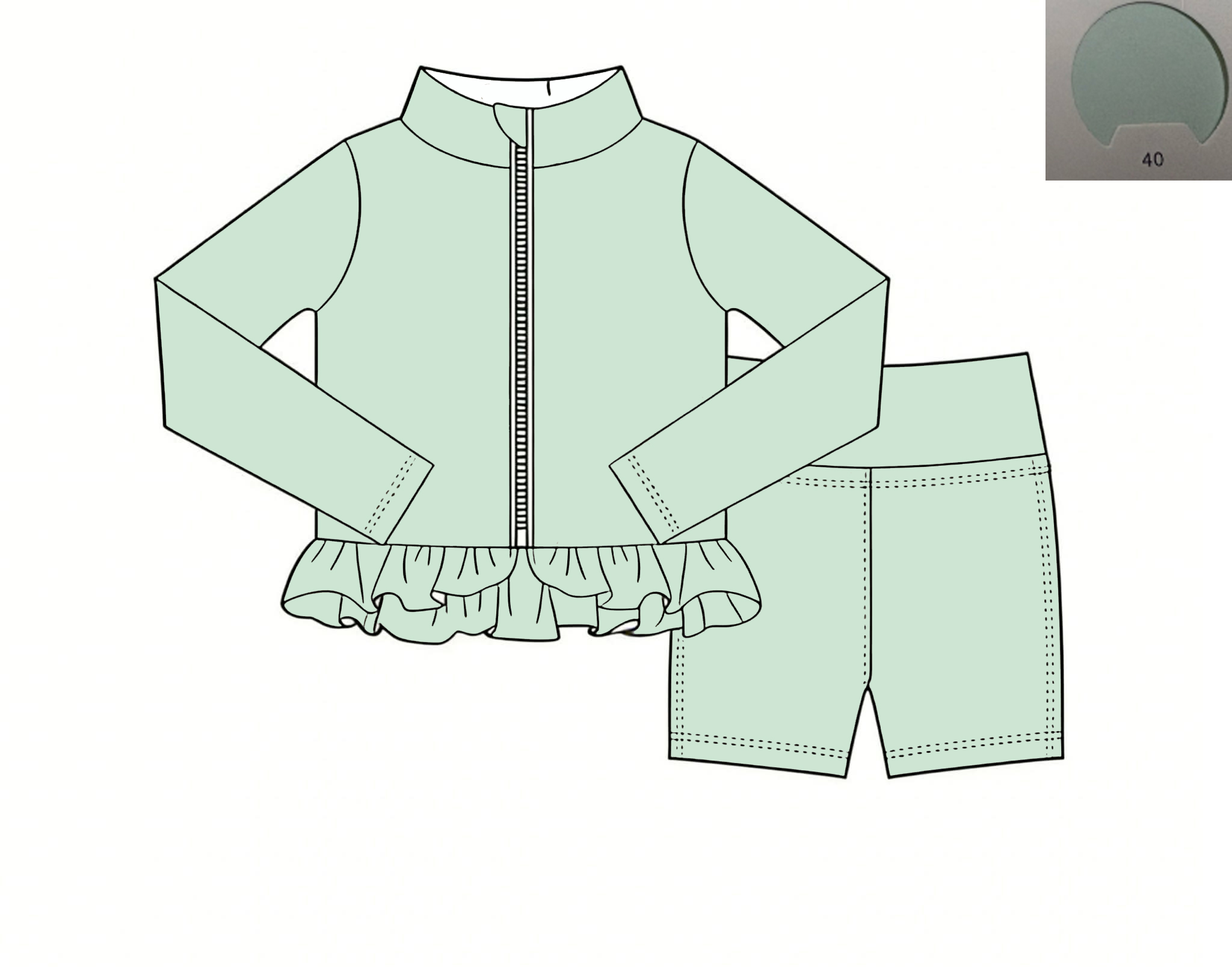 Monochrome Yoga Material Girls - Monochrome Suit Set review and price