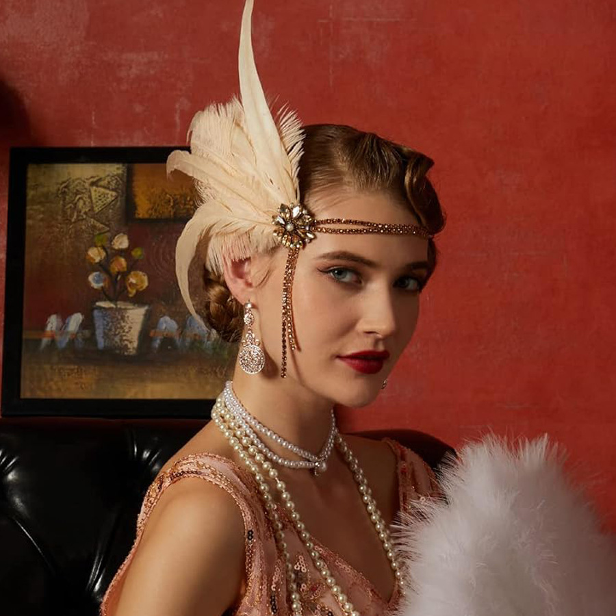 1920s Vintage Party Jewelry Se - Pearl Necklace Set review and price