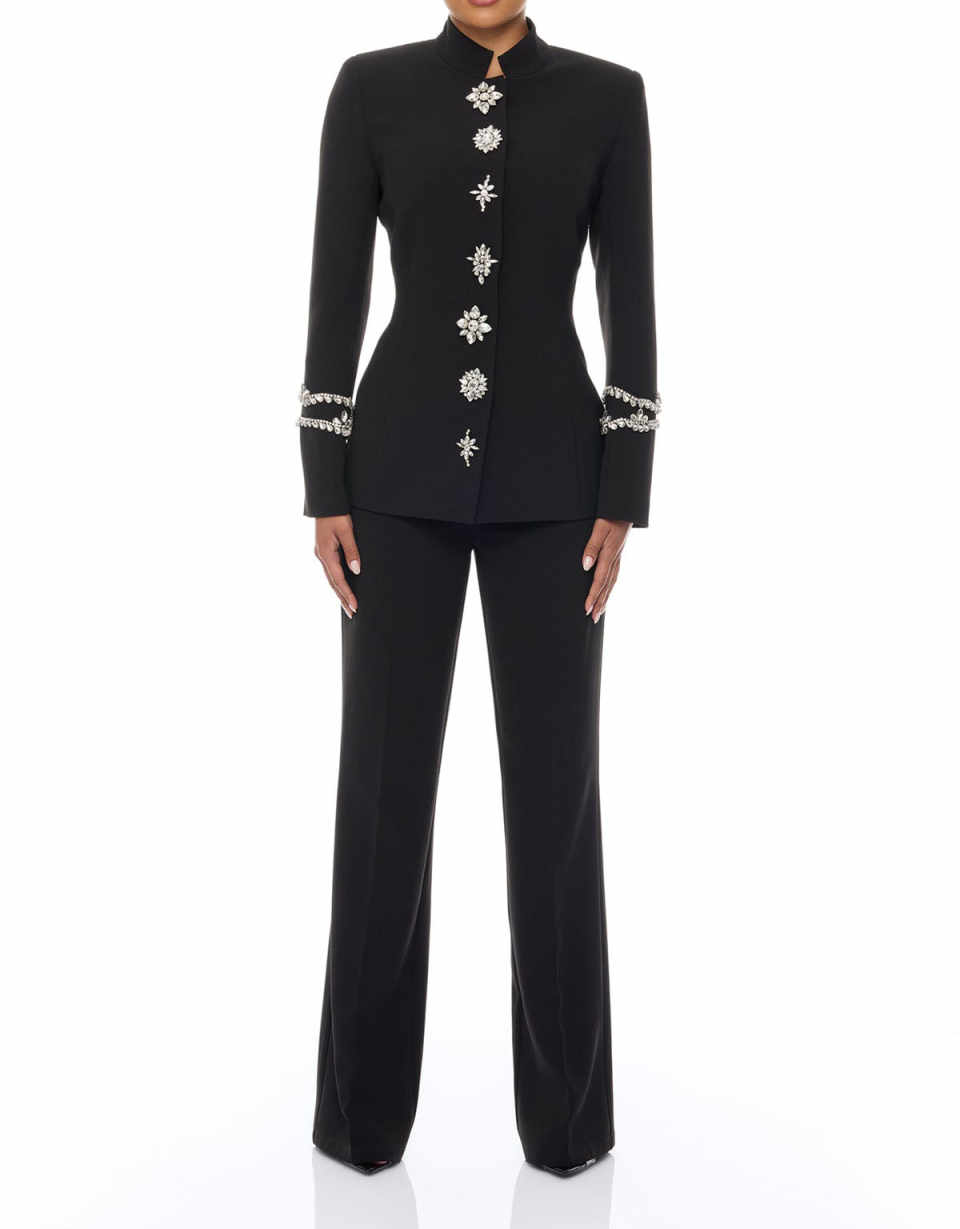Designer Crystal Women Pants S - Women'S Formal Jackets To Wear With Dresses review and price