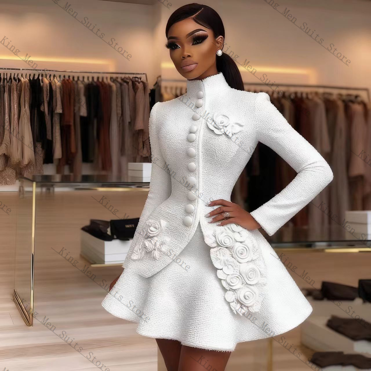 Luxury White Women Suit Set 2  - Women'S Formal Jackets To Wear With Dresses review and price