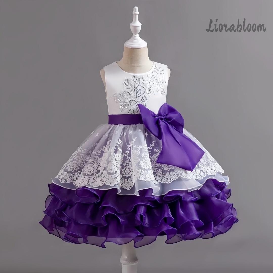 Girls' Dress With Large Bow Sl - Woman Formal Wear review and price