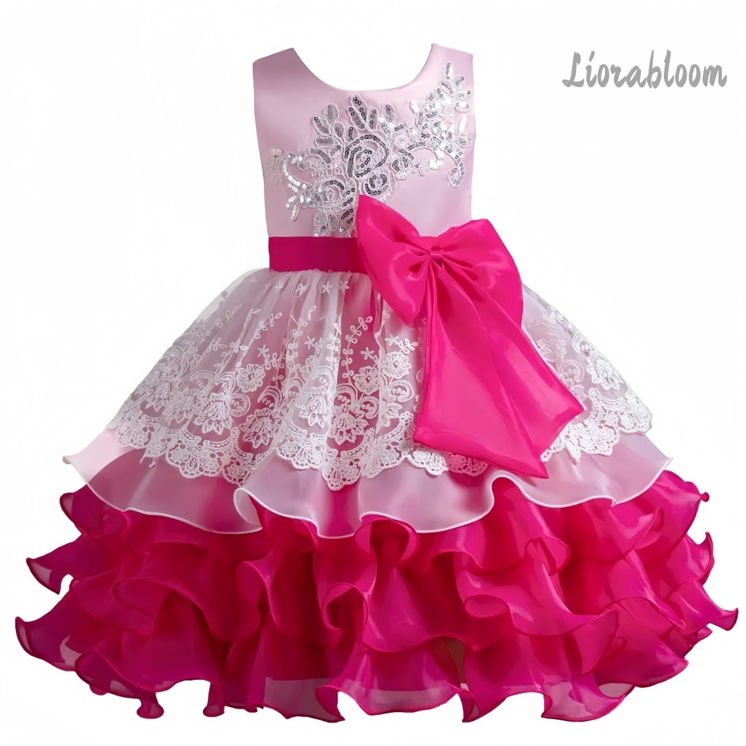 Girls' Dress With Large Bow Sl - Woman Formal Wear review and price