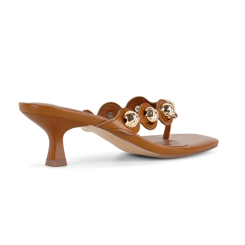Onlymaker Square Toe Brown Tho - Kitten Heel Women review and price