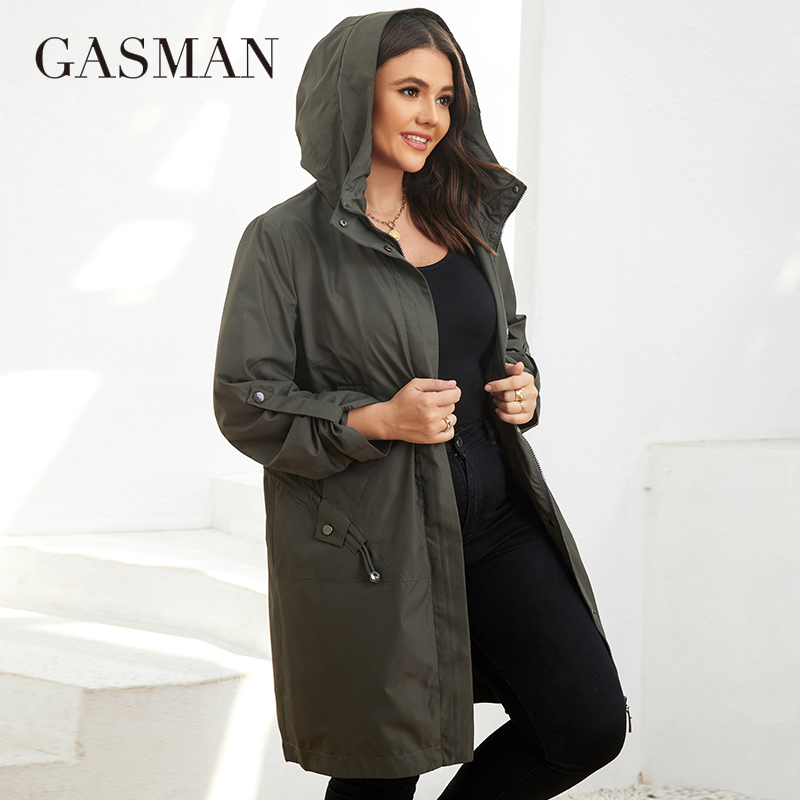 GASMAN Autumn  Trench Coat Plu - Trench Coat Formal review and price