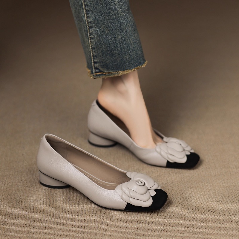 French Kitten Heel Color Block - Kitten Heel Women review and price