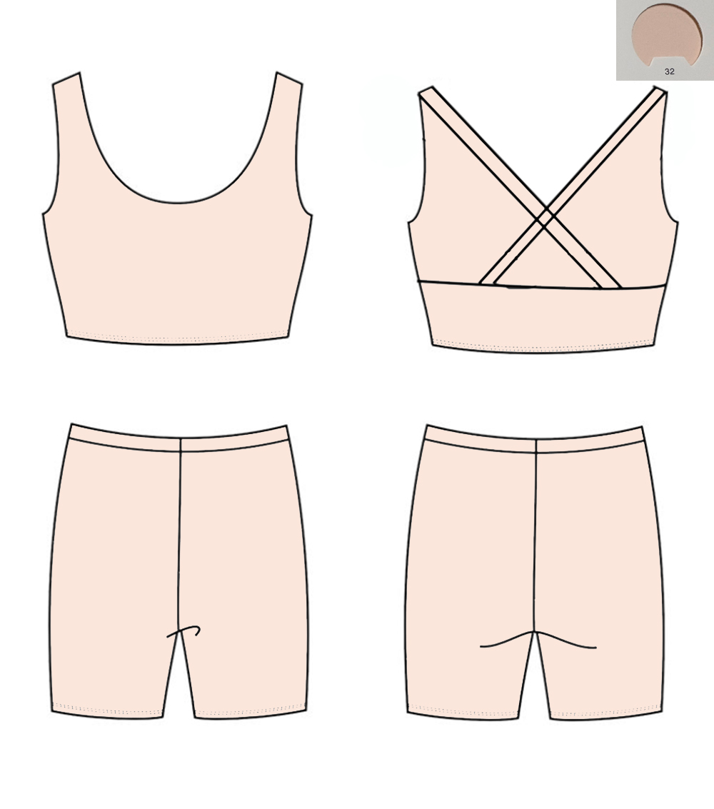 Monochrome Yoga Material Back  - Monochrome Suit Set review and price