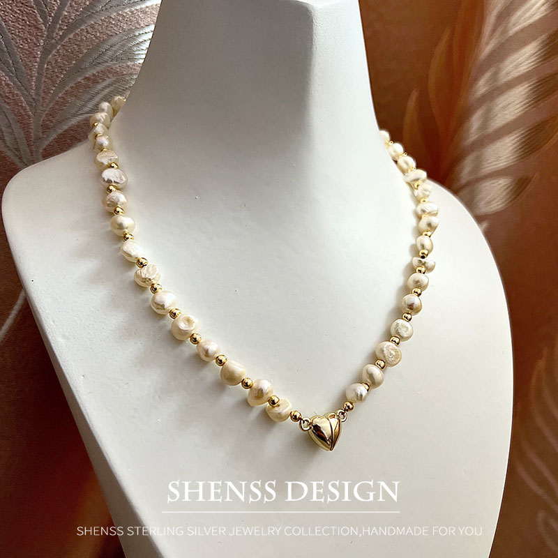 Natural Baroque 5-6mm Freshwat - Pearl Necklace Set review and price