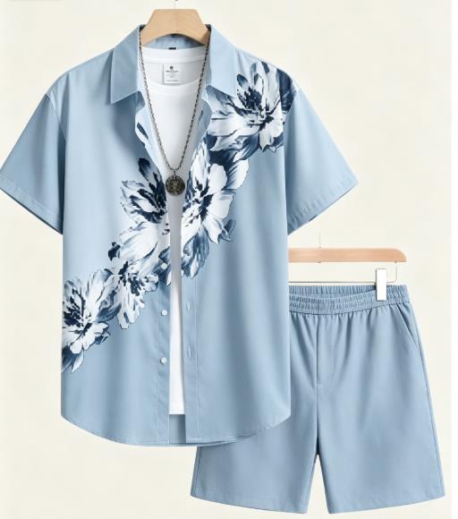 Vintage Monochrome Flower Grap - Monochrome Suit Set review and price