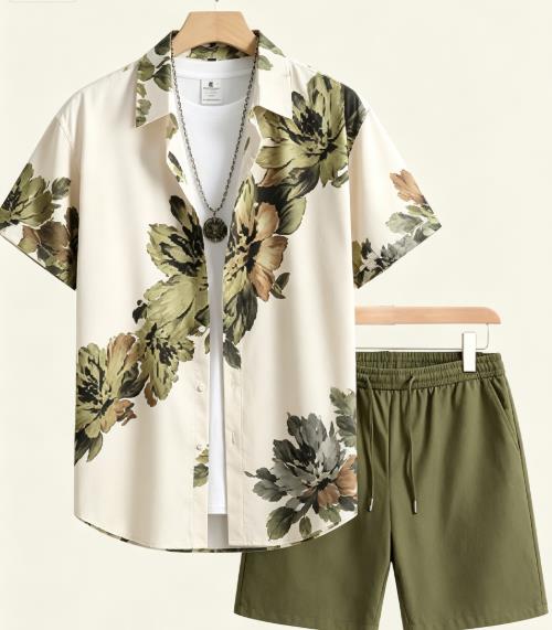 Vintage Monochrome Flower Grap - Monochrome Suit Set review and price