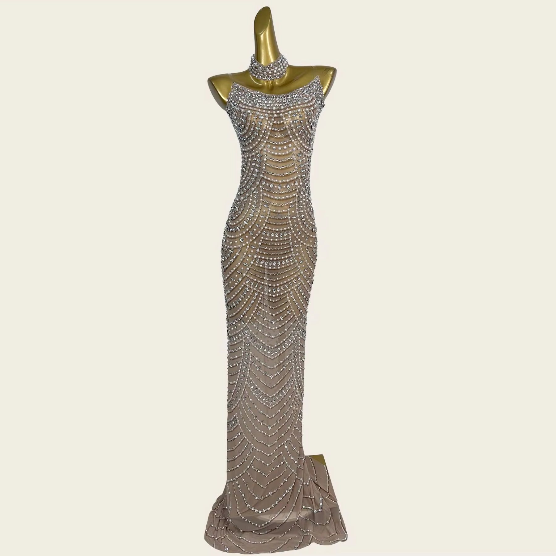 Sparkly Rhinestone Mermaid Eve - Formal Gala Wear Women review and price