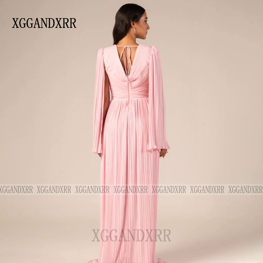 Customized Pink A Line Prom Dr - Formal Gala Wear Women review and price