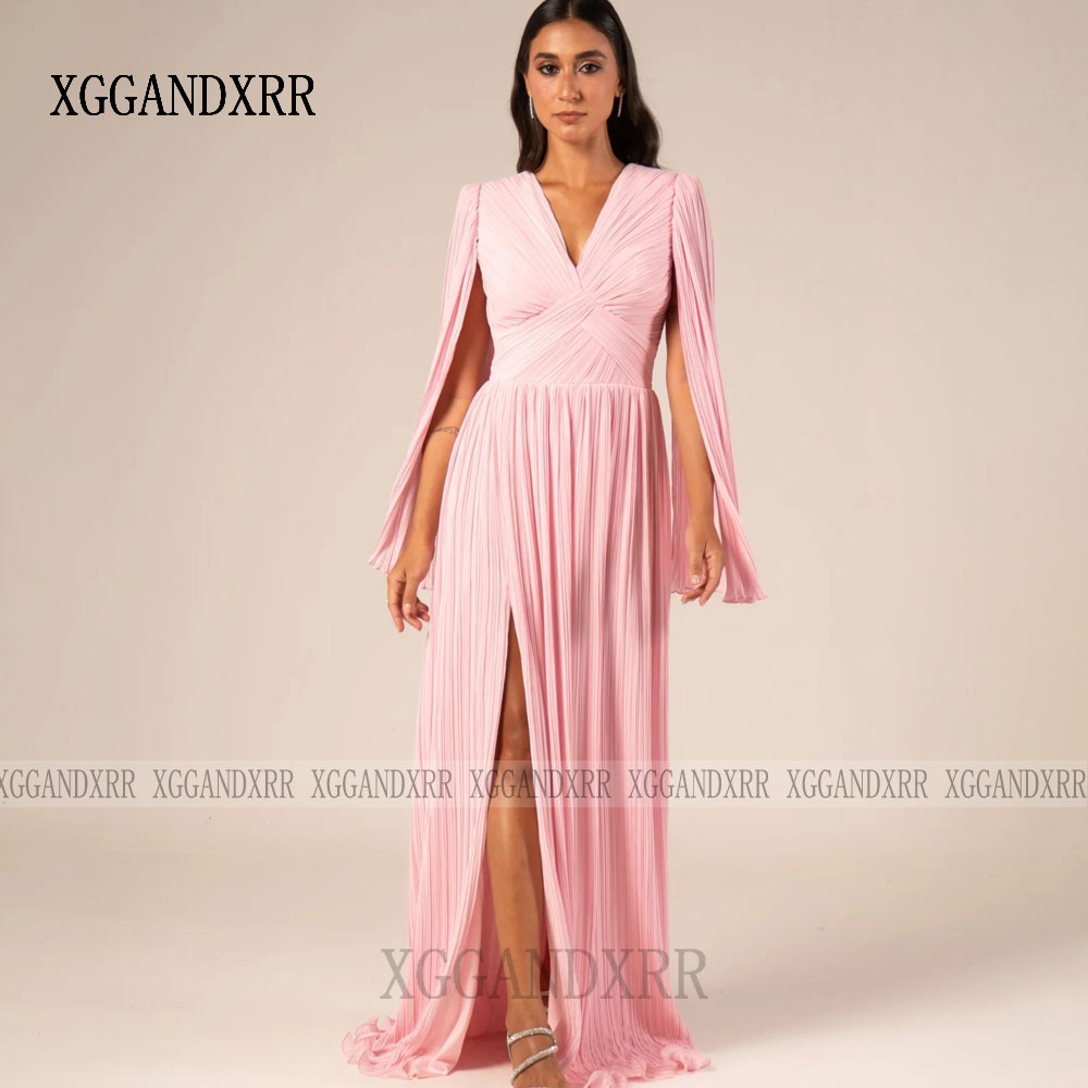 Customized Pink A Line Prom Dr - Formal Gala Wear Women review and price