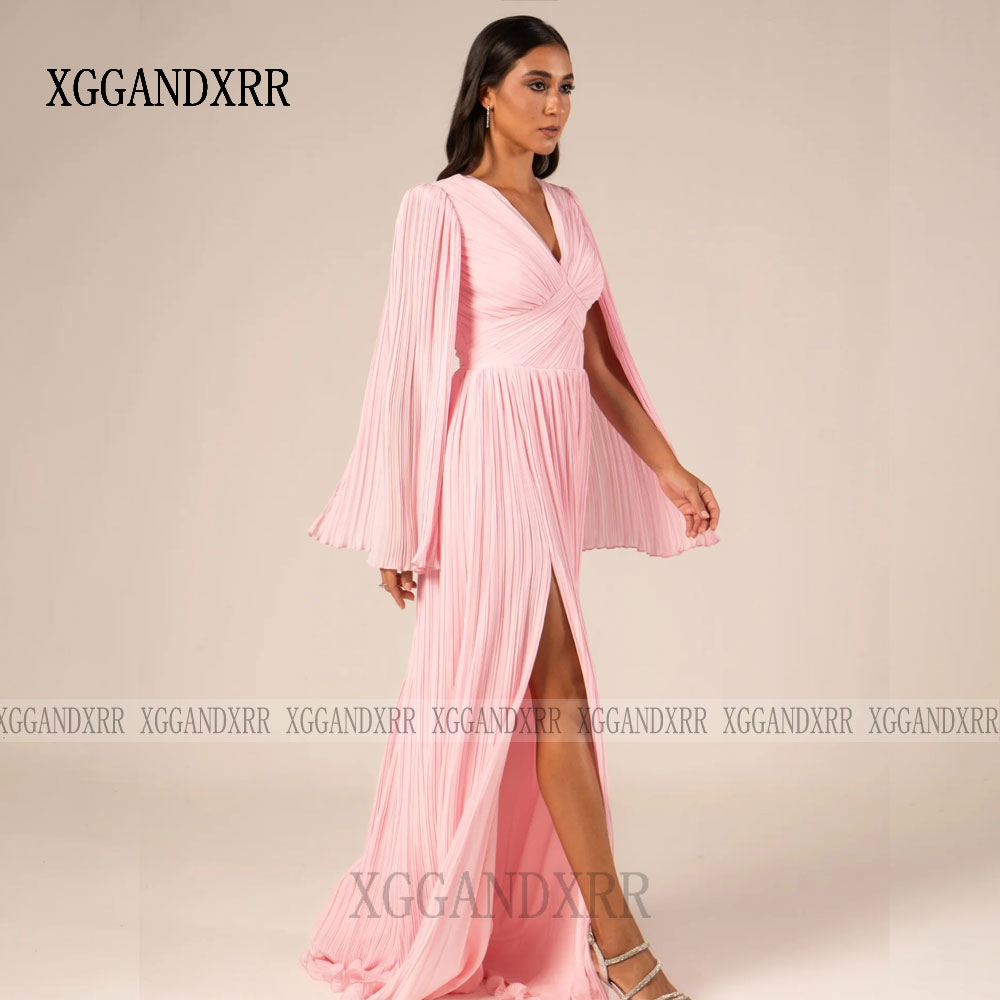 Customized Pink A Line Prom Dr - Formal Gala Wear Women review and price