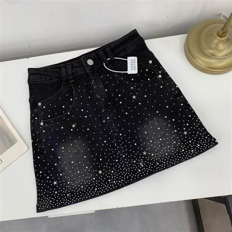 K 59702 Rhinestone Denim Skirt - K&G Women'S Formal Wear review and price