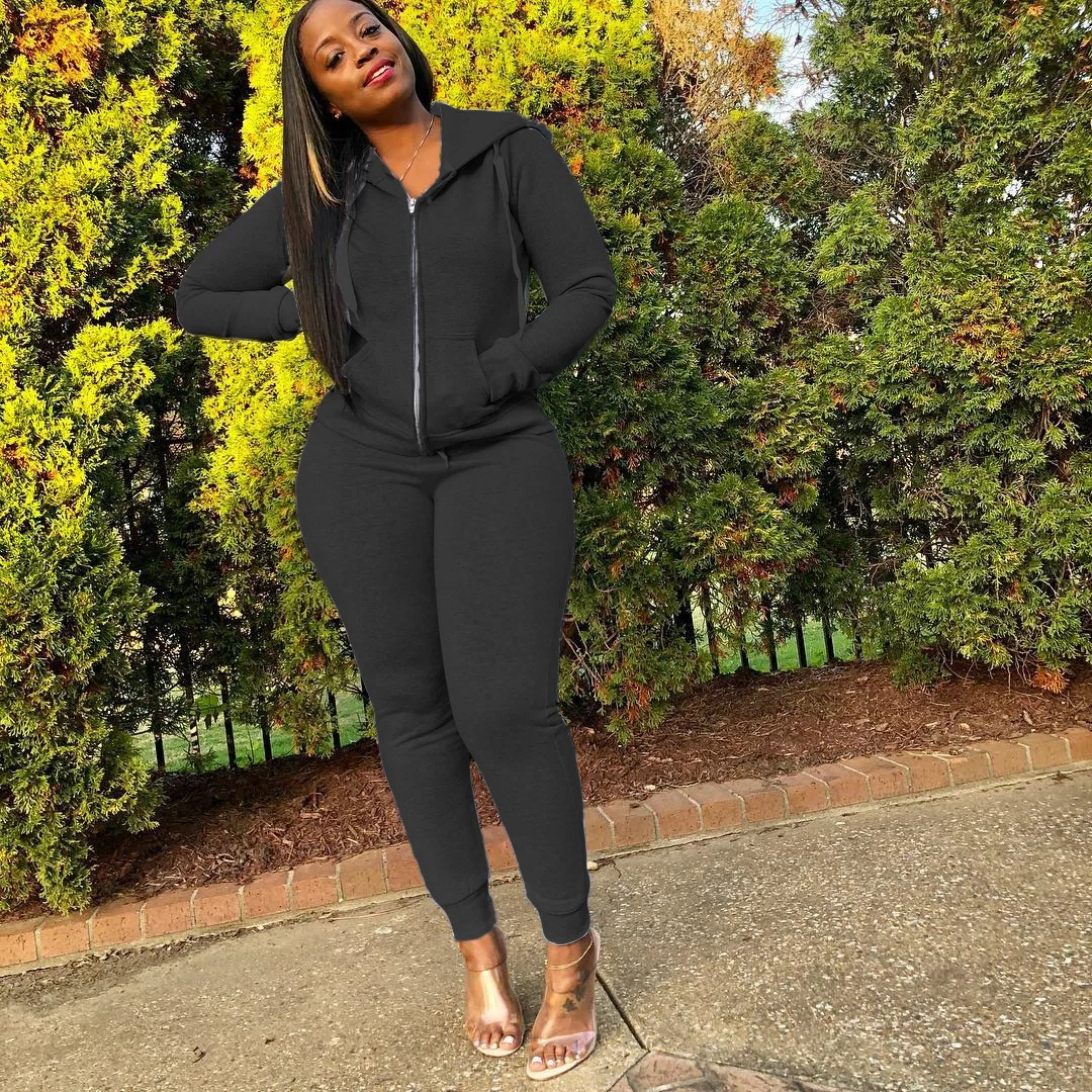 Monochrome Fleece Sports Suit  - Monochrome Suit Set review and price