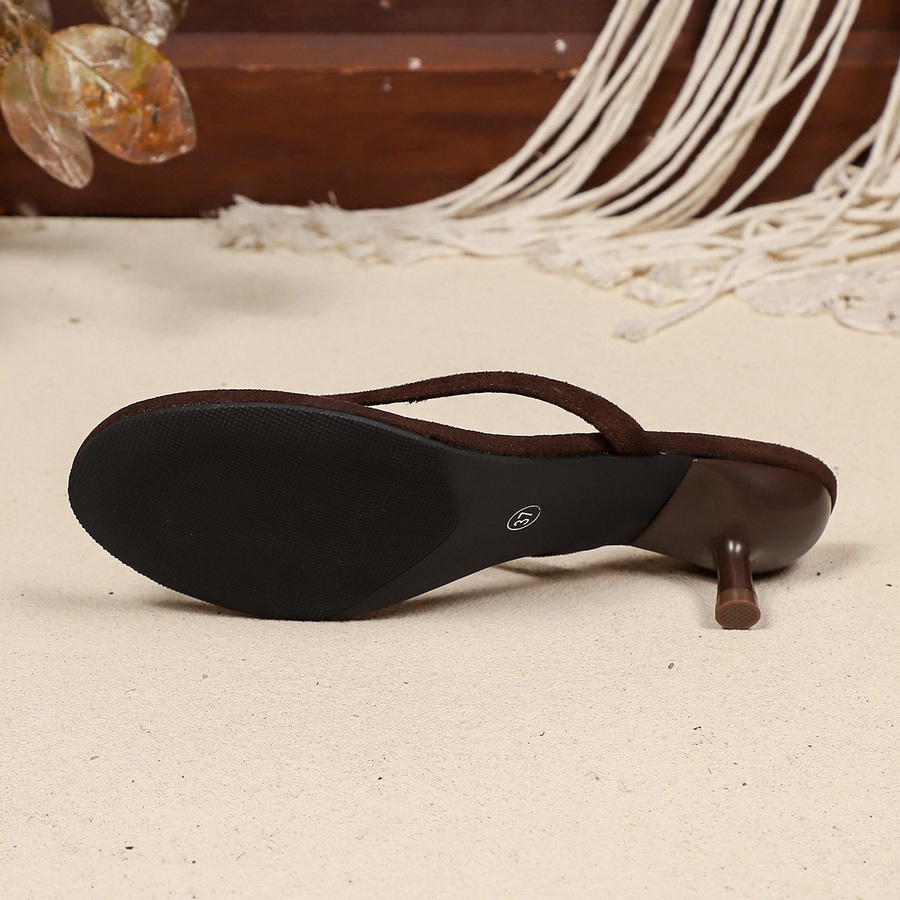 New Faux Suede Heeled Thong Sa - Kitten Heel Women review and price
