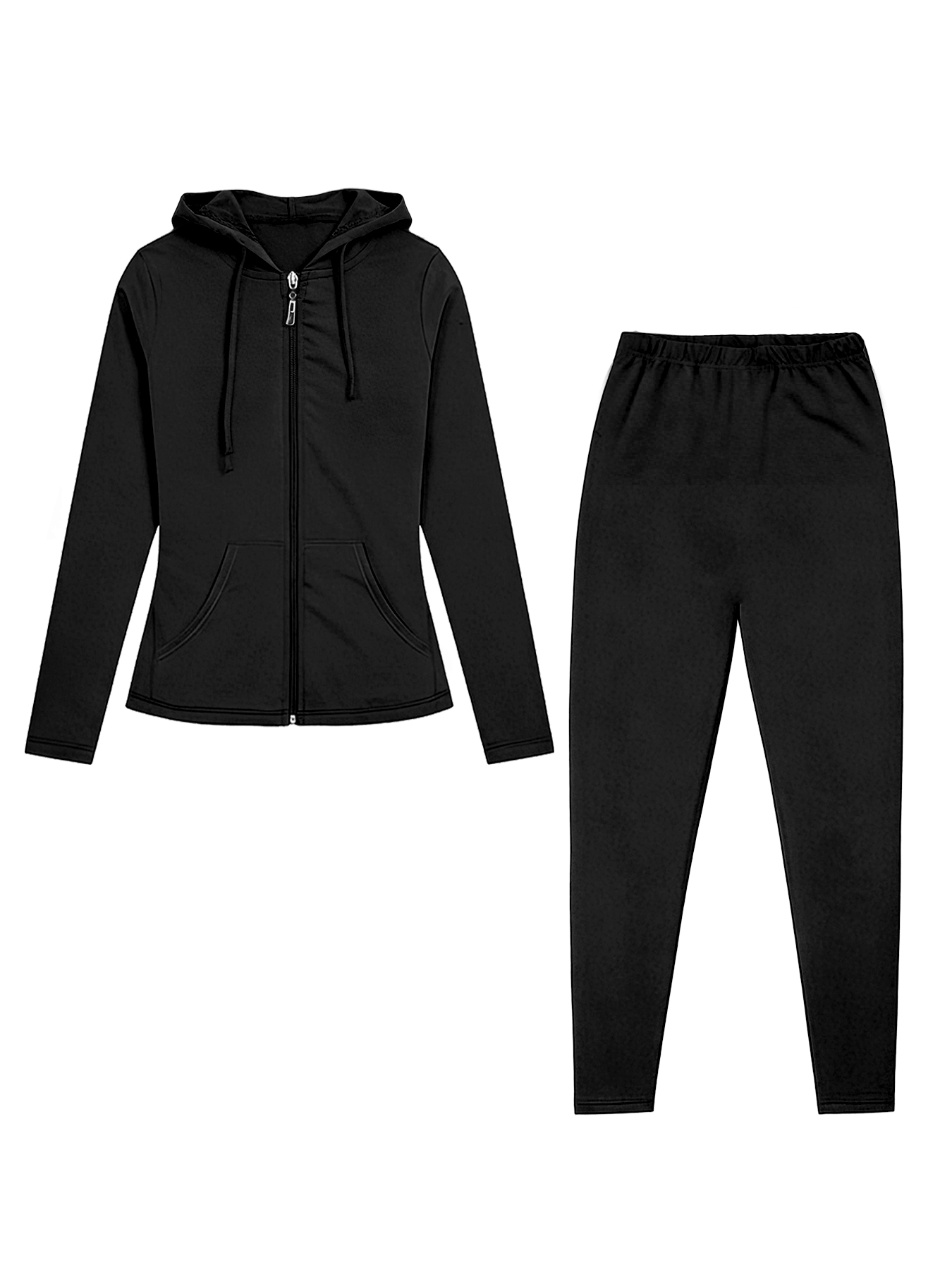 Monochrome Plus Size Women Zip - Monochrome Suit Set review and price