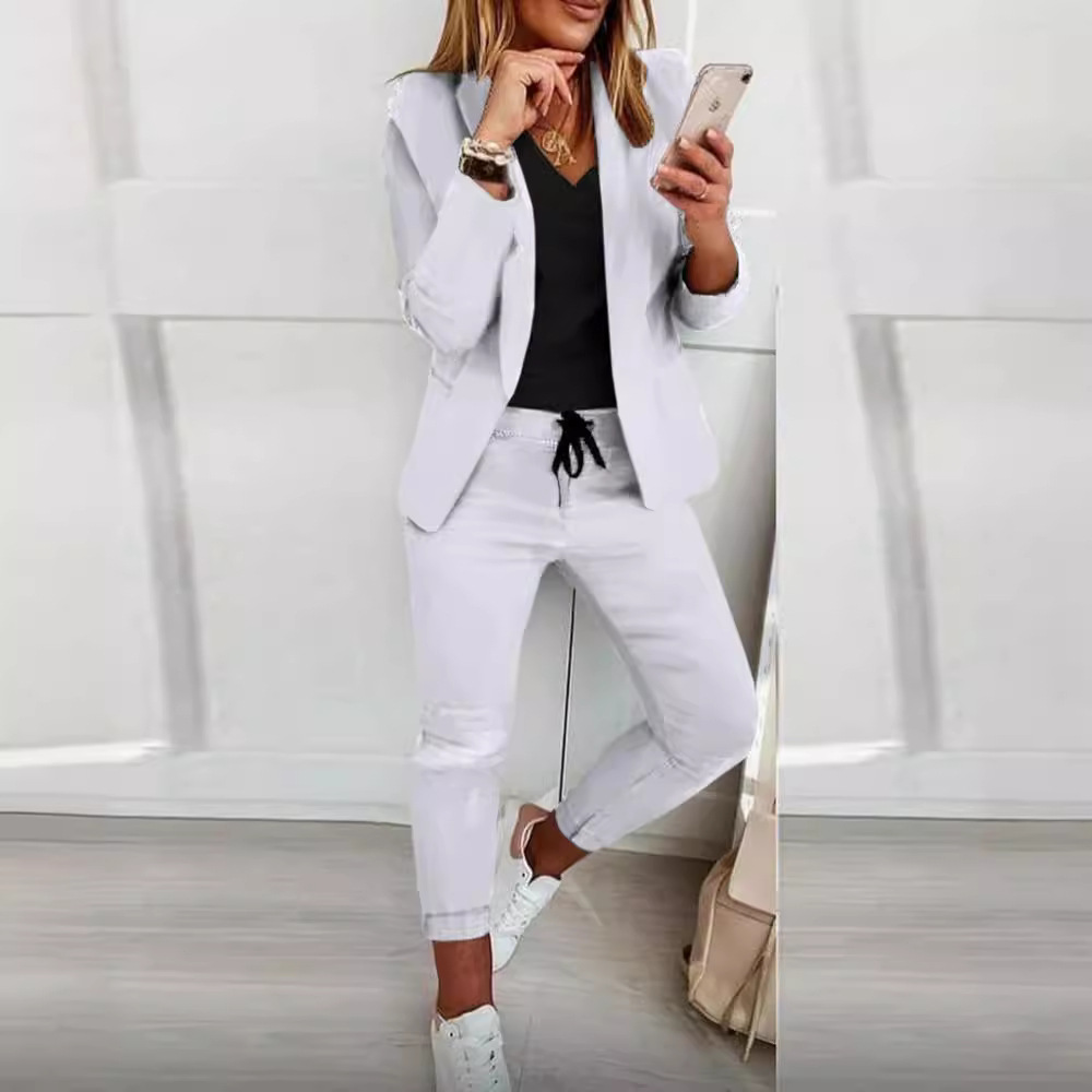 Women's Monochrome Casual Busi - Monochrome Suit Set review and price