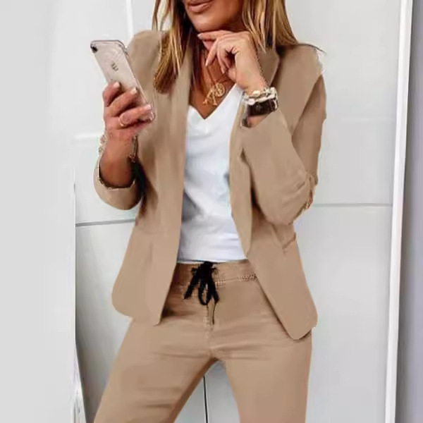 Women's Monochrome Casual Busi - Monochrome Suit Set review and price